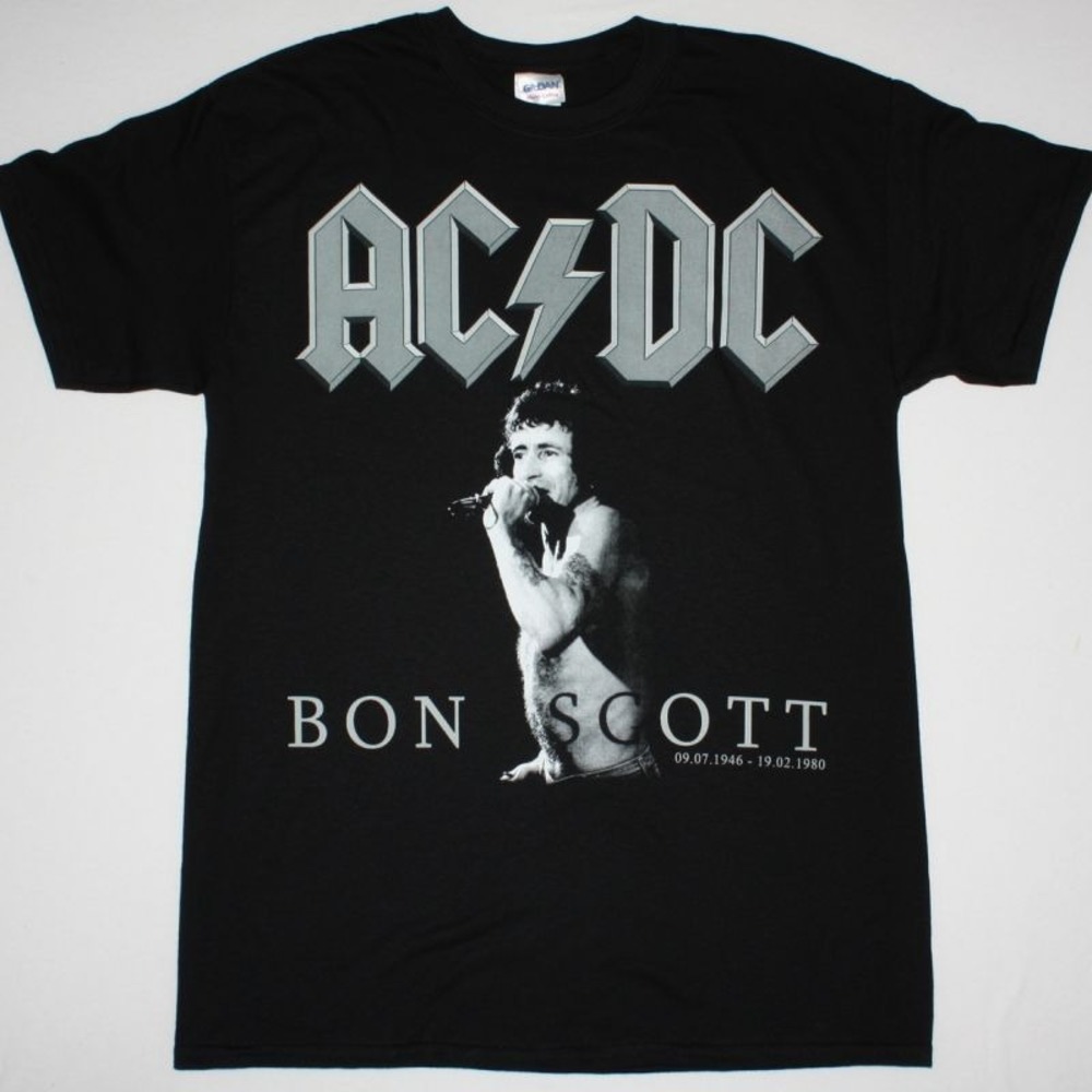 AC DC BON SCOTT AC DC NEW Unisex T-shirt Gift For Fan - Picture 1 of 4